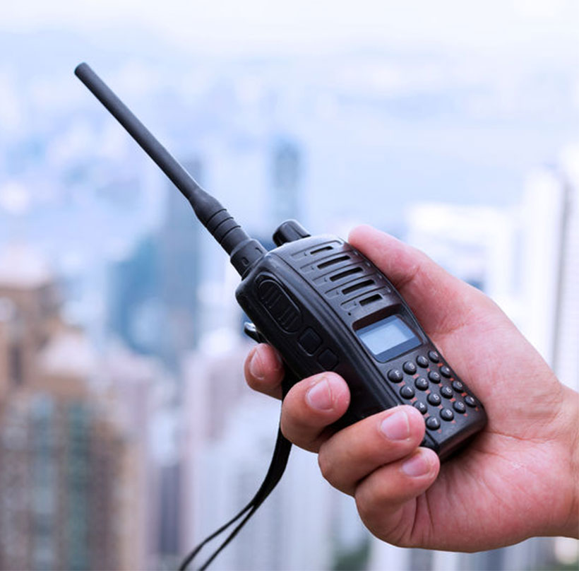 Using a Radio in a City | Two Way Radios for Security, Safety and Business - Fast Radios, Inc.